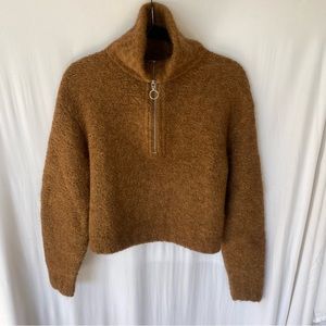 WILFRED FREE ARITZIA GWYNETH HALF ZIP SWEATER- Size M